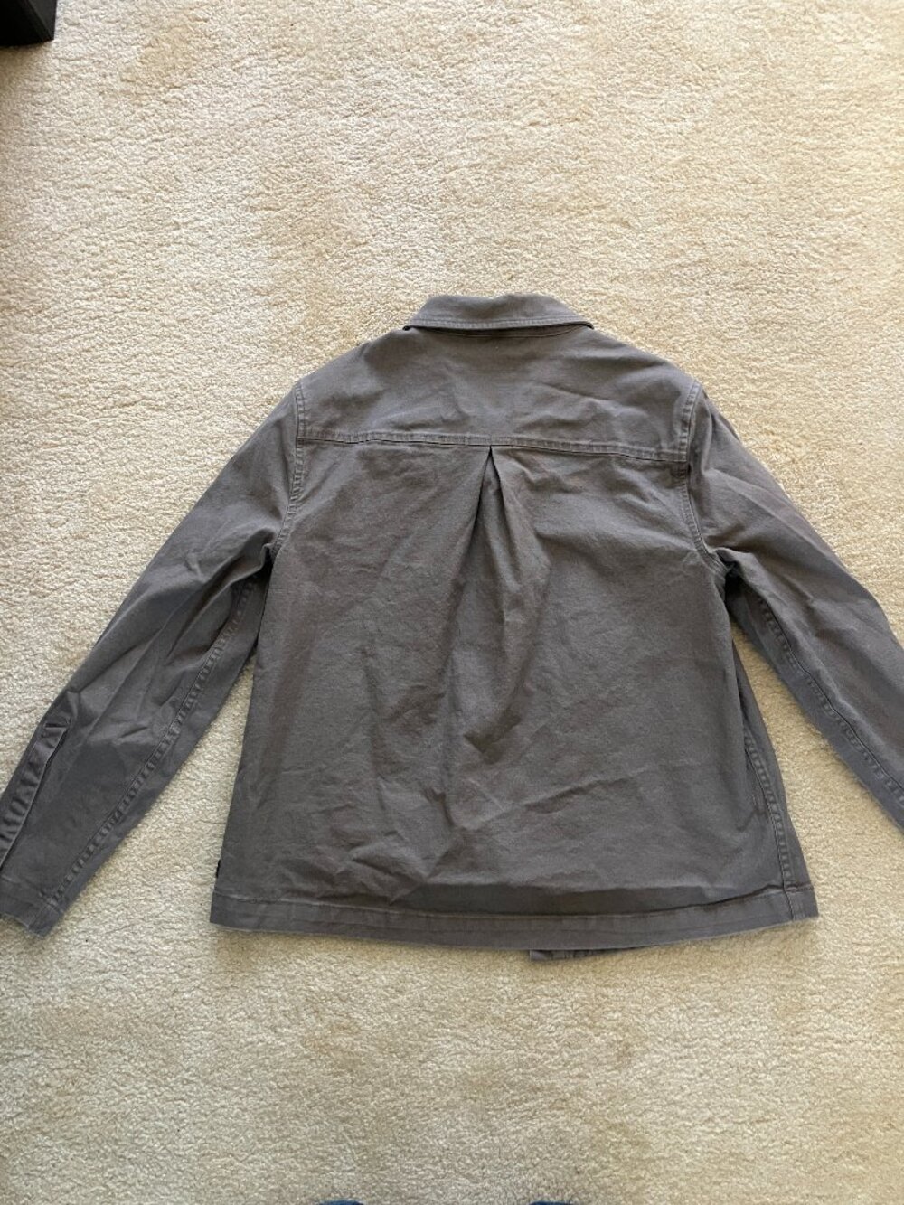 Toad&Co utility shirt jacket with button enclosure